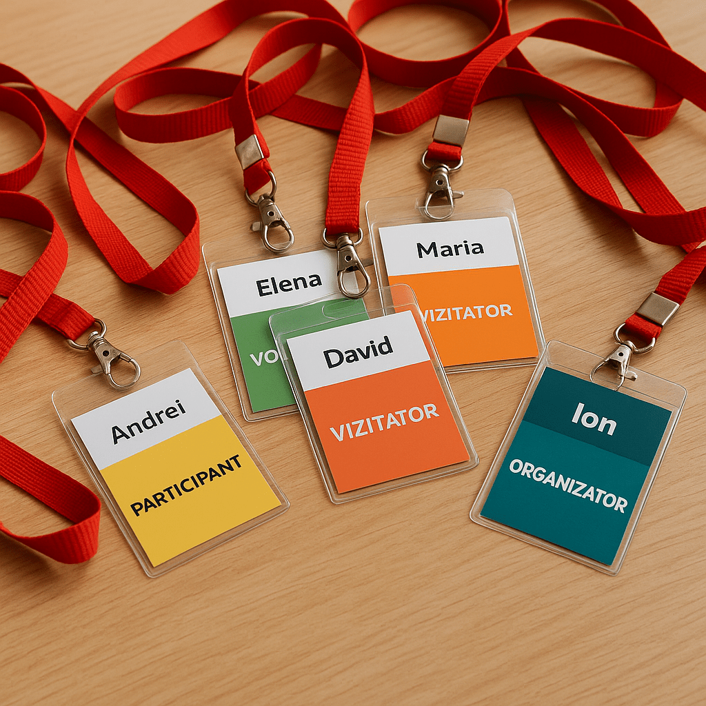 Ecusoane pentru evenimente